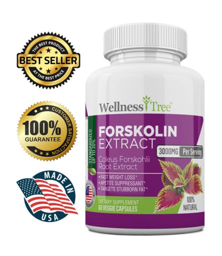 Wellness Tree Forskolin Extract 3000mg