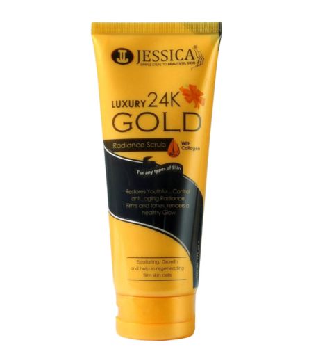 Jessica 24K Gold Luxury Radiance Scrub.