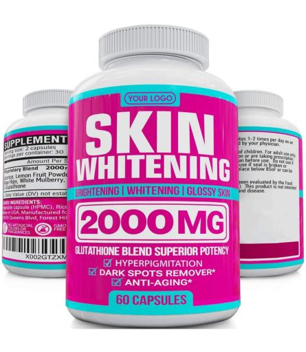 Your Logo Skin Whitening Capsules