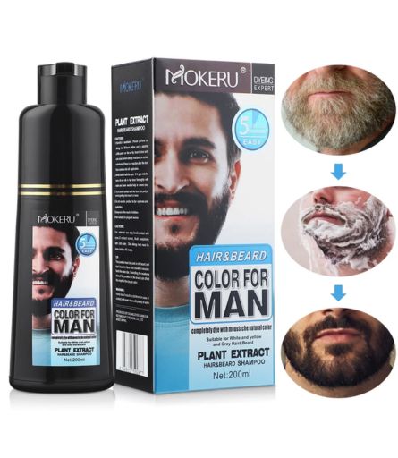 Mokeru Hair & Beard Color For Men