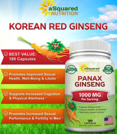 Asquared Nutrition Panax Ginseng Capsules In Pakistan