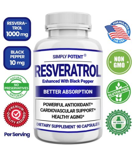 Simply Potent Resveratrol Supplement