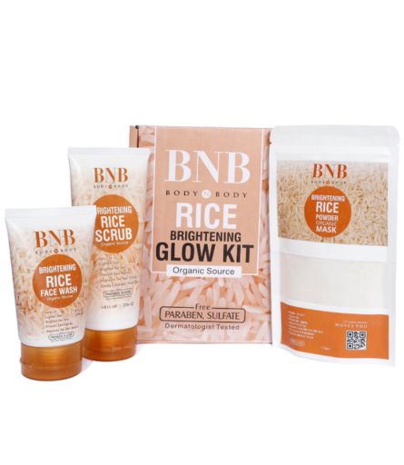 BNB Rice Brightening Glow Kit