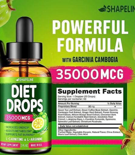 Shapeline Diet Drops 35000 Mcg