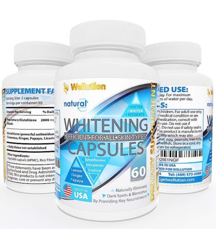 Wellution Natural Whitening Supplement