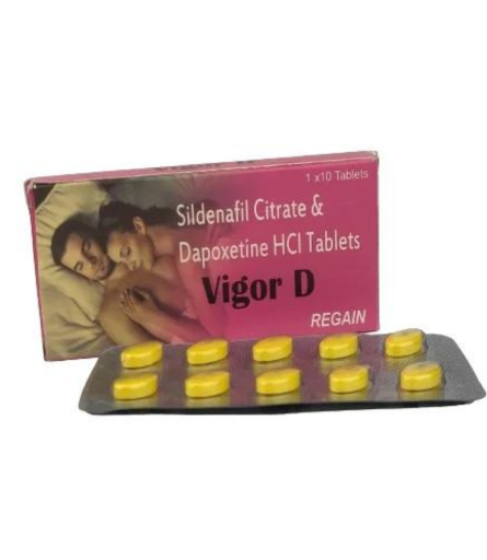 Vigor D Sildenafil & Dapoxetine Tablets