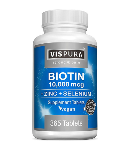 Vispura Biotin 10000 mcg Supplements