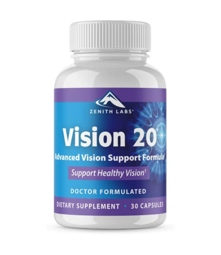 Zenith Labs Vision 20 Lutein & Zeaxanthin Capsules