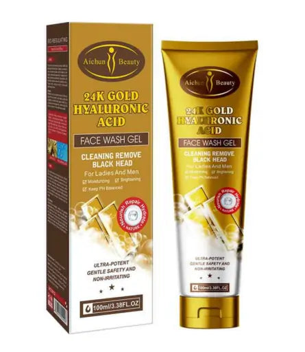 Aichun Beauty 24K Gold Hyaluronic Acid Face Wash Gel