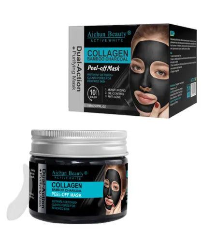 Aichun Beauty Collagen Bamboo Charcoal Peel Off Mask