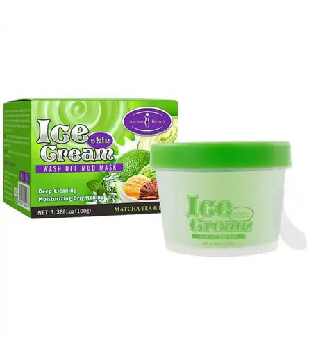Aichun Beauty Matcha Tea Lime Ice Cream Wash Off Mud Mask